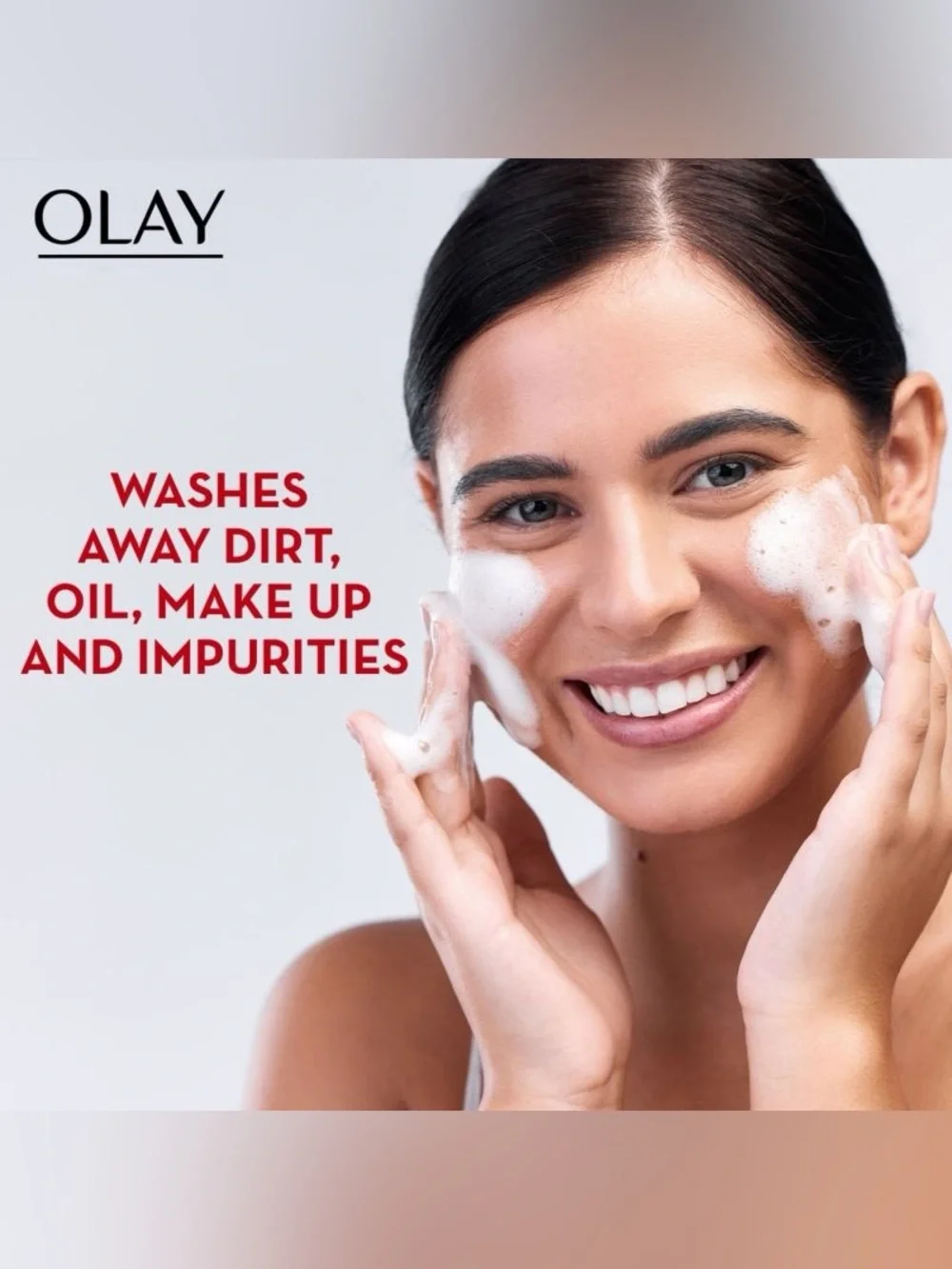 TWO (2) OLAY Regenerist Revitalising Cream Cleanser - Red and Silver Tubes 100g